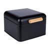 J1UL1N Retro-Style Bread Box, Small Entryway/Desktop Storage Box With High Cost-Performance Ratio, Flip-Top Square Storage Box