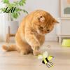 Portable Cat Toys for Pouncing And Gripping Bungee Plush Toy Pull String Bouncy Dangler Interactive Kitten Mouse Toy with Elastic Hanging Bouncing