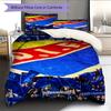Chelsea FC Pattern Bedding Home Decoration Birthday Gift (1 * Duvet Cover + 2 * Pillowcase, Without Core)