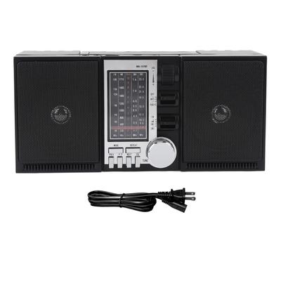 AM FM SW Rádio s Bluetooth reproduktorom Stereo Prenosné Krátkovlnné Rádio Dlhý Čas Prehrávania Nabíjateľné