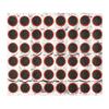 Mountain Bike Tire Repair Kit: 48 Square & Round Patches (25mm) for Cycling & Car Repairs