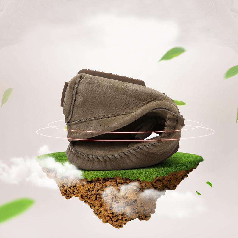 Fashion Men's Loafers Casual Leather Shoes Moccasins Flat Driving Shoes