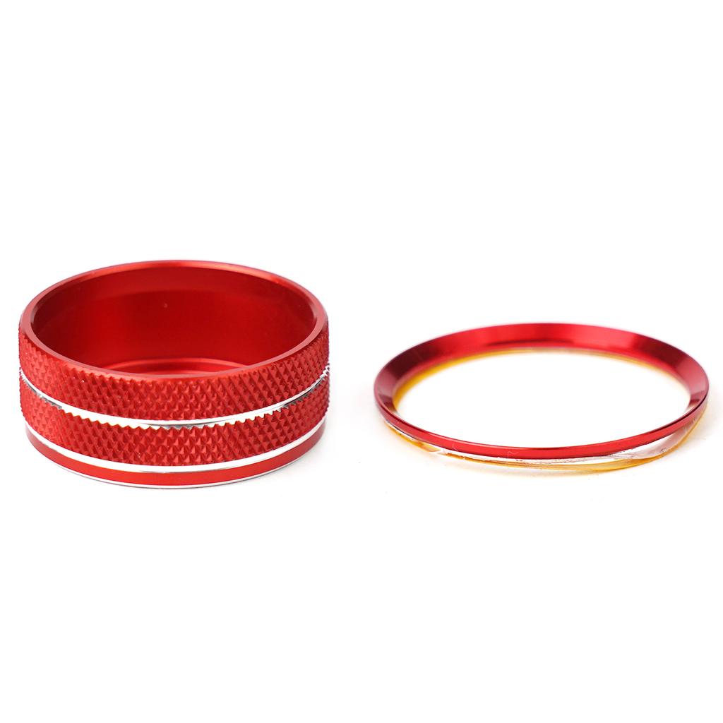 Button For Jaguar XE XEL For XF XFL F-PACE Ring Trim Decorative Auto Replacement Round Control Start Practical