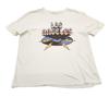 Lucky Brand Shirt Mens XL White Los Angeles Lightning Graphic Tee City Tagless Unisex T-Shirt