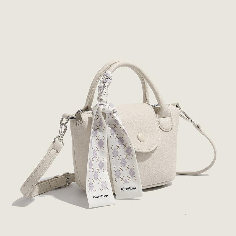 Women's Mini Dumpling Bag Crossbody Versatile Wing Bag Texture Fashionable Handbag