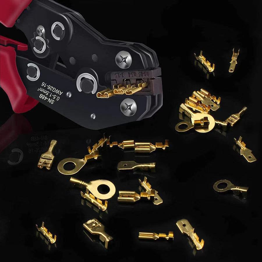 315pcs Male Female Wire Box Insulated Cable Connector 2.8/6.3mm Electrical Crimp Terminals Termin Spade Connectors Assorted Kit