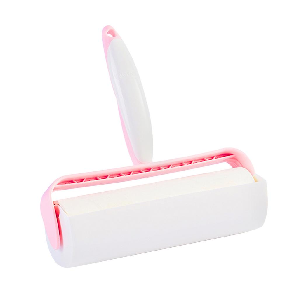 Sticky Roller Pet Hair Lint Roller Ergonomic Handheld Debris Remover With Adhesive Sheets For Clothes Laundry Furniture Bed Car
