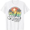Vintage Hawaii Aloha State Hawaiian Beach Surfing Surf Gift T-Shirt