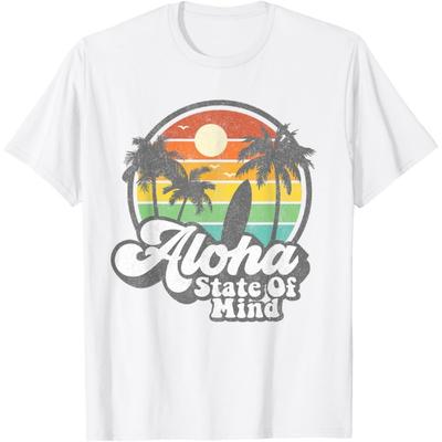 Vintage Hawaii Aloha Staat Hawaiianischer Strand Surfen Surf Geschenk T-Shirt