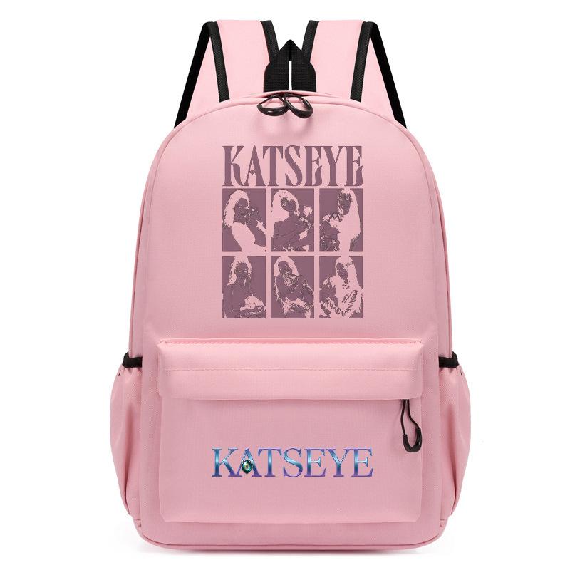 KATSEYE Korean Style Printed Kindergarten School Backpack for Kids Toddler Bookbag Lightweight Water-Resistant 60123-9