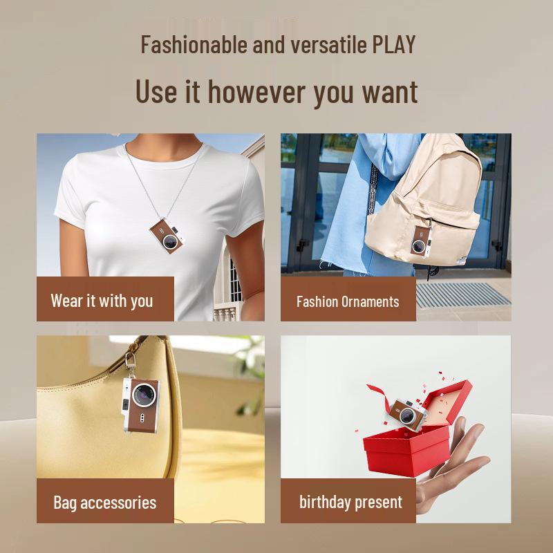 Retro Mini HD Thumb Sports Camera – Outdoor Student Camcorder