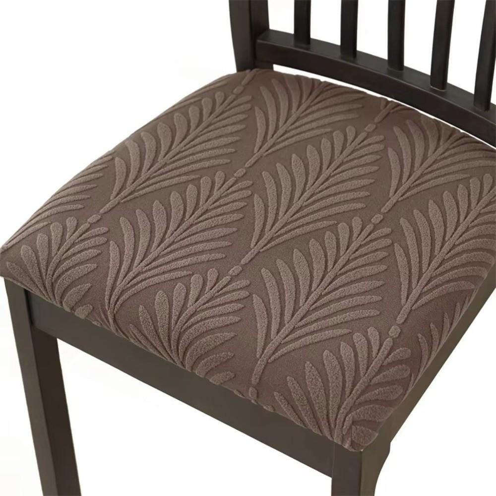 Anti-dirty Chair Seat Cover Jacquard Seat Case Stylish Home Seat Cover For Hotel Kitchen Party