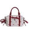 Bow contrasting color portable pillow bag women's new high-end ballet style shoulder messenger bag