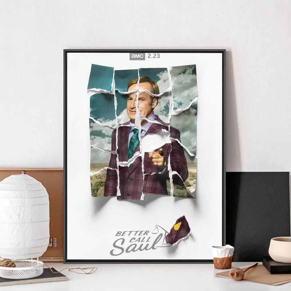 Classic Movie Better Call Saul Poster No Framed Poster Kraft Club Bar Paper Vintage Wall Art Painting Bedroom Study Stickers