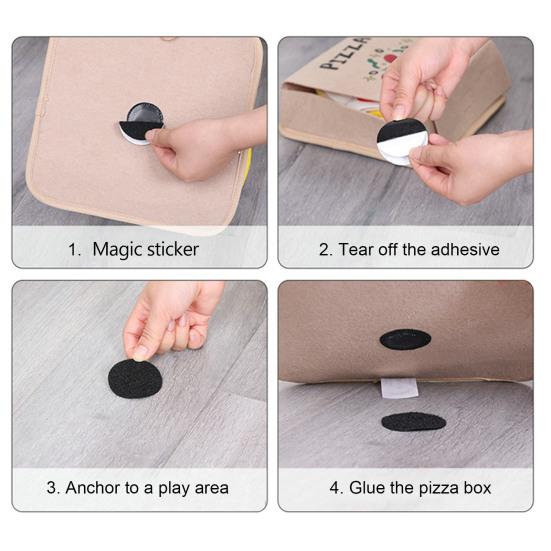 Pet Sniff Toy Pizza Shape Dog Puzzle Toy Relieve Stress Tear-resistant Puppy