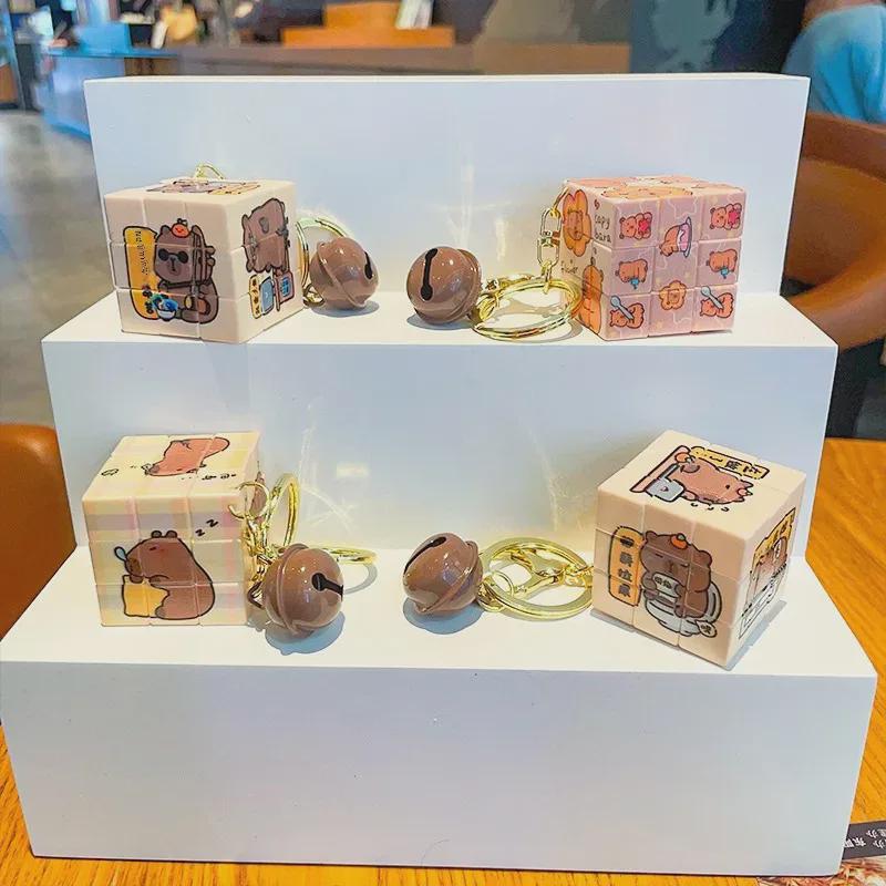 Pi Kabala Guinea Pig & Capybara Rubik's Cube Educational Toy Pendant for Kids