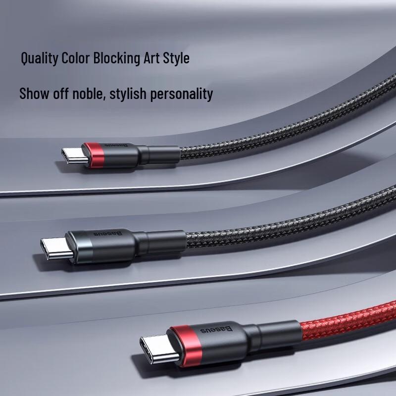 Baseus Cablu de Încărcare Rapidă PD Type-C la Type-C 60W