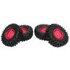 4PCS RC Off Road Vehicle Tires 1.9 Inch Universal Rubber RC Wheels and Tires for RC Off Road