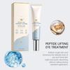 15G Instant Eye Face Tightener Cream, Peptide Temporary Firming Under-Eye Essence, Lightweight Hydrating Fine Lines Reducing Eye Care Cream