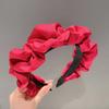 New Fashion Wide Hair Bands For Women Hair Holder Wash Face Headdress Solid Color Cloth Headband Hair Hoop Hair Accessories