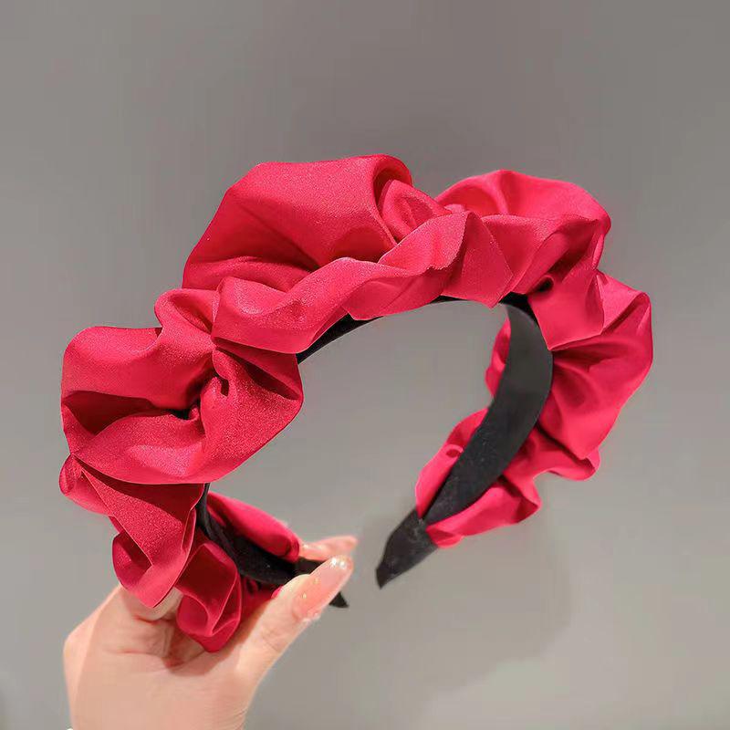 New Fashion Wide Hair Bands For Women Hair Holder Wash Face Headdress Solid Color Cloth Headband Hair Hoop Hair Accessories