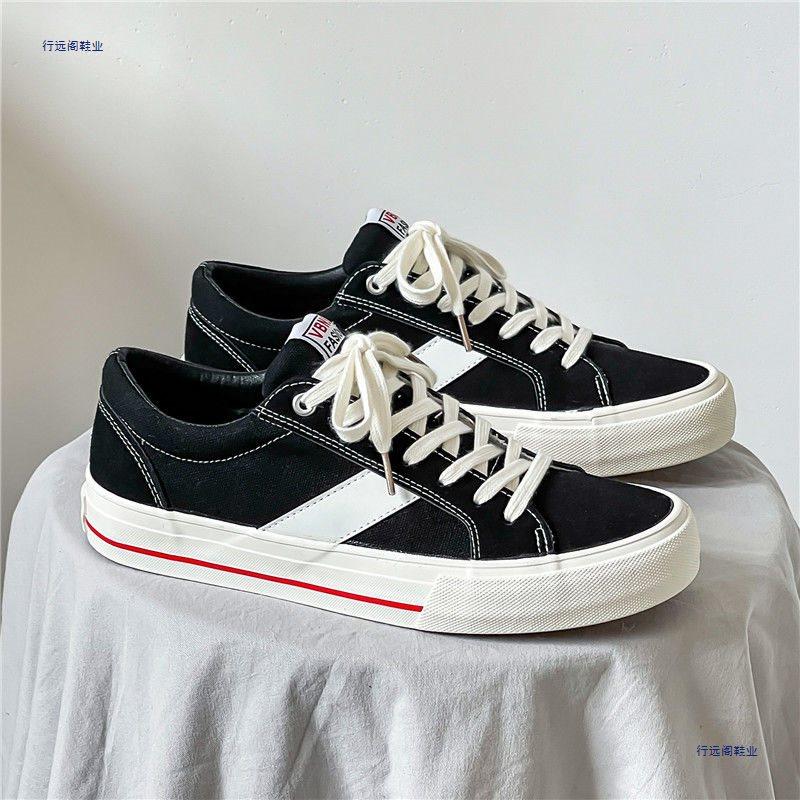 Shoes Men's Autumn Casual Canvas Shoes Trendy Shoes Versatile Board Shoes Trendy Brand Niche Design Sense Autumn and Winter National Tide