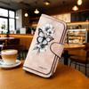 Butterfly Women's Long Wallet 3-Fold Card Holder Multi-Card Slots Printed Zipper Coin Purse Cash ID Credit Card Organizer Gift Wallet for Women Girls