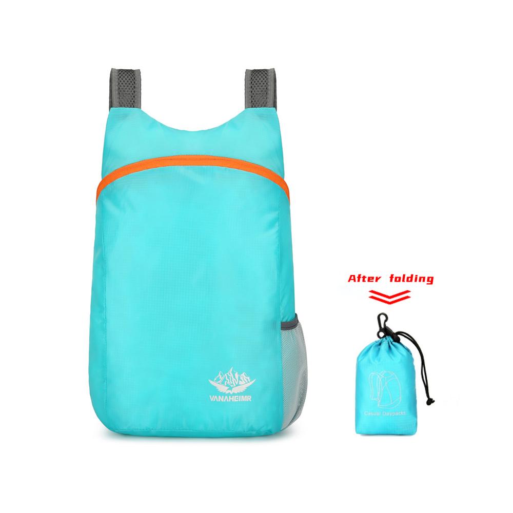 

Ультрапортативный складной рюкзак Легкий повседневный рюкзак Спортивная дорожная сумка Легко складной магазин