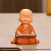Handmade Cute Little Monk Resin Ornaments for Desktop Decoration