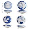 Lucky Cat Pattern Seasoning Plates Japanese Style Sushi Plates Ceramic Dessert Sauce Dish  Fruit