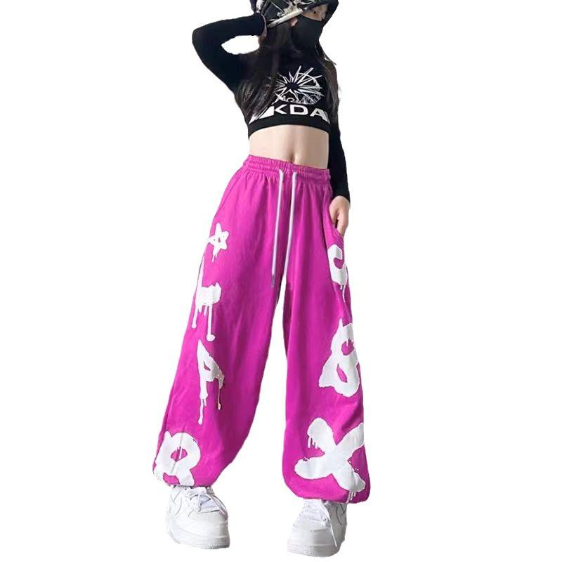 Trendiga hiphopdansbyxor för barn - Lös passform för pojkar och flickor