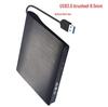 USB-C & USB Dual Interface CD/DVD Drive for Laptop/Desktop with Brushed Finish