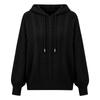 Damen Weiche Hoodies Gestrickte Kapuzenpullover mit Kordelzug