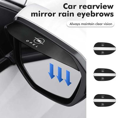 Cztnuk1 Car Rearview Mirror Rain Brow PVC Weatherproof Anti-Rain Cover For Astra H G J Insignia Corsa Zafira Meriva Mokka