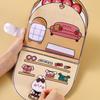 Cartoon Bakery Quiet Book: Handmade DIY Decompression Squeeze Toy for Kids