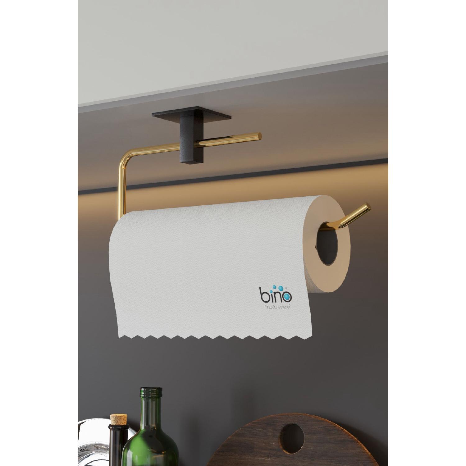 

Gold Stainless Steel, Paper Roll Towel Holder, Napkin Holder, Adhesive Design, Bathroom Hanger золотой