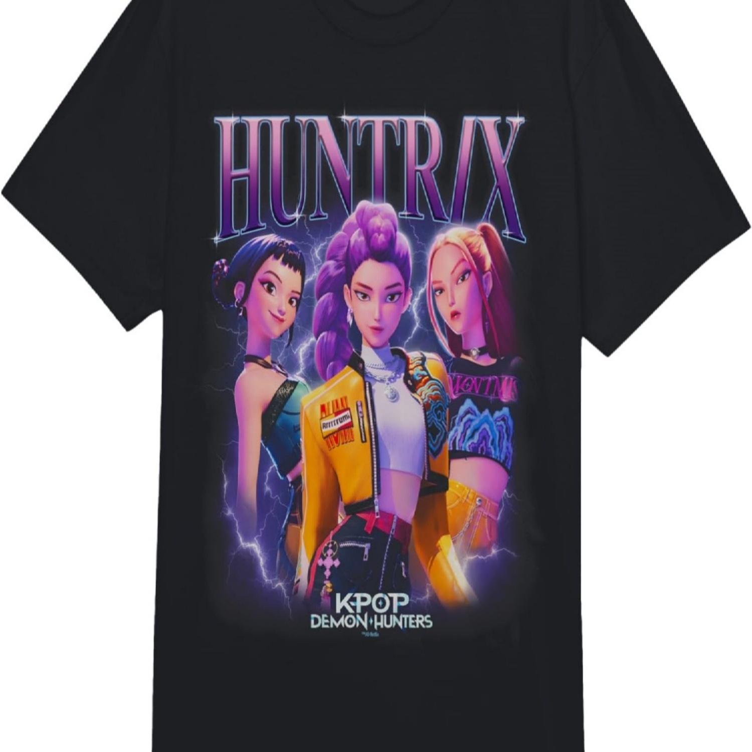 

Huntrix Heartthrob Comfort Colors Adult Heavyweight T-Shirt S чёрный