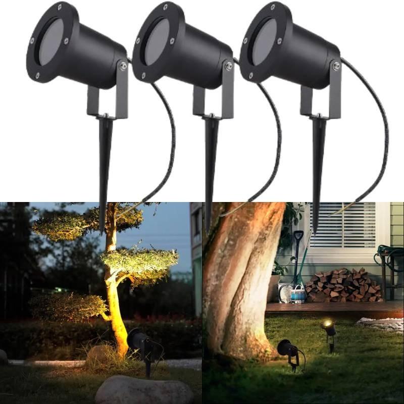 Premium Aluminum Waterproof Gu10 Garden Stake Light Ideal For Trees And Lawns