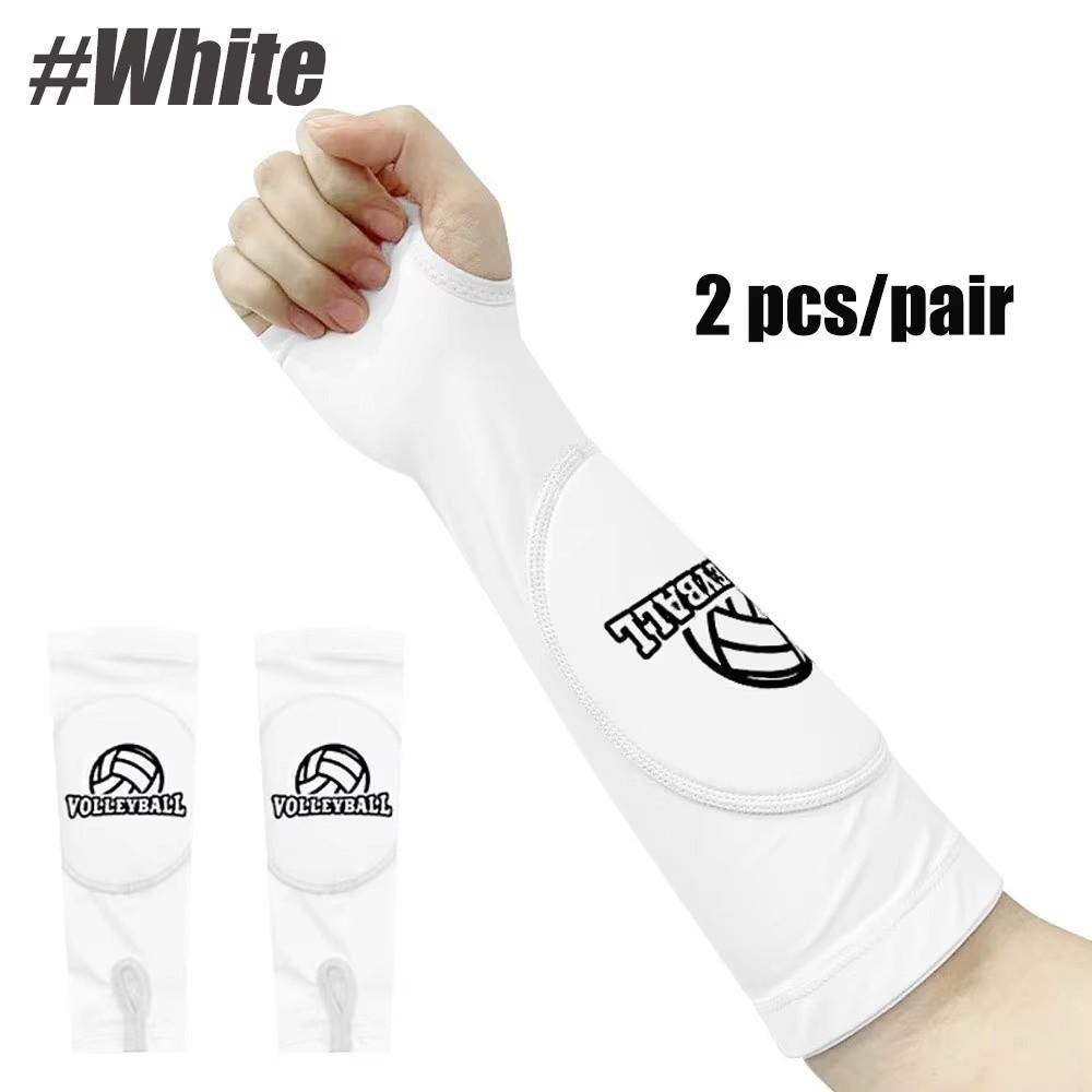1Pair Elastic Volleyball Arm Sleeves Breathable Forearm Sleeves Sports Arm Guard  Training
