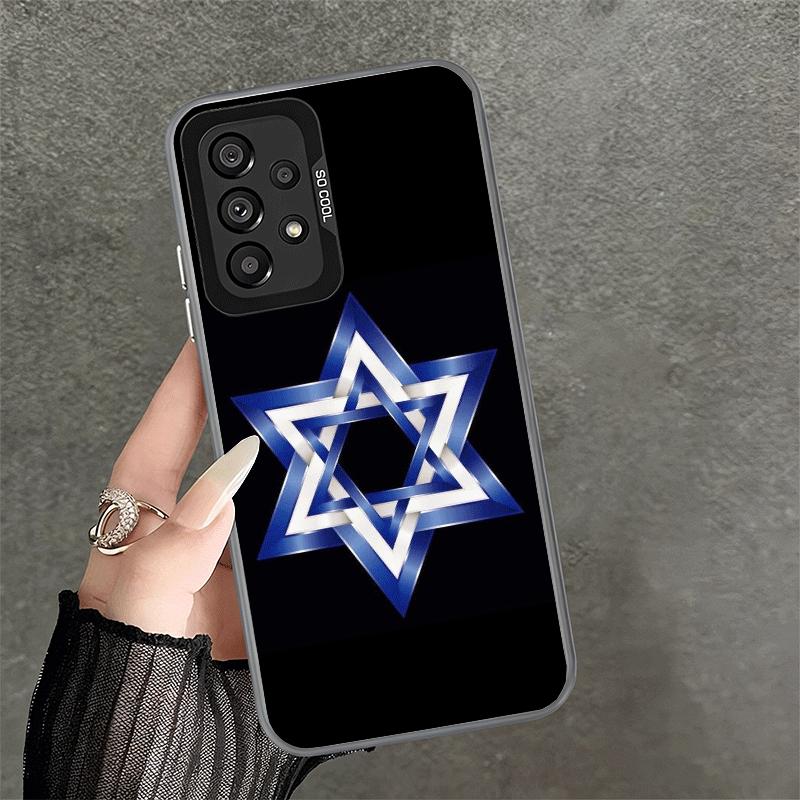 David Jewish Star Symbol Soft Phone Case for Samsung A17 A16 A15 A14 A13 A57 A56 A55 A54 A53 A37 A36 A35 A34 A33 A26 A25 A24 A23