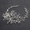 Bridal Crystal Irregular Women's Headband - Handmade Gold & Silver Yarn Evening Dress Hair Accessory