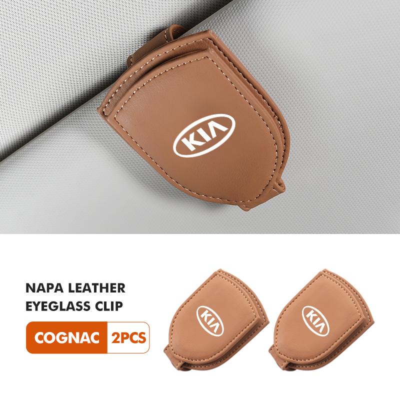 Car Glasses Holder Sun Visor Sunglasses Clip Card Accessories For KIA Ceed Sportage Rio K5 K2 Optima Cerato Proceed Venga
