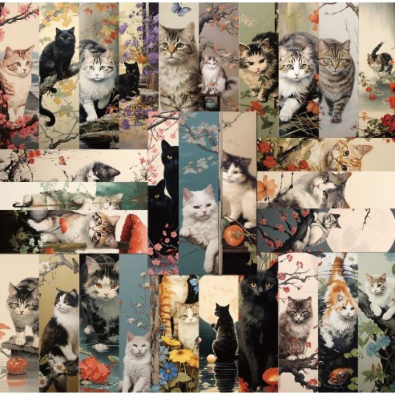 30 teile/satz Ins Landschaft Charakter Lesezeichen Kreative Handbuch DIY Abstrakte Papier Karten für Studenten Lehrer Tag Geschenk