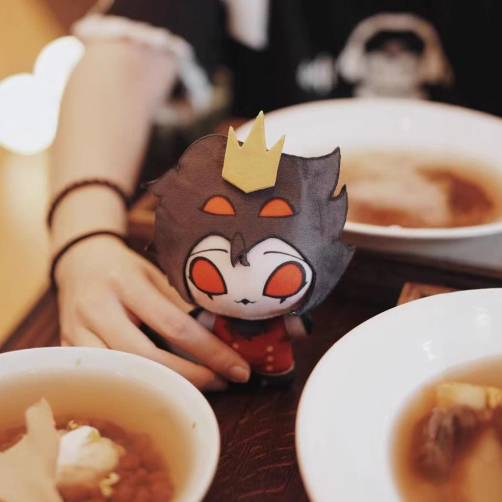 10cm Stolas Goetia Plushies Cute Prince Brock Baker Stuffed Toys Doll Nunu Body Anime Soft Plush Keychain Pendant Gifts