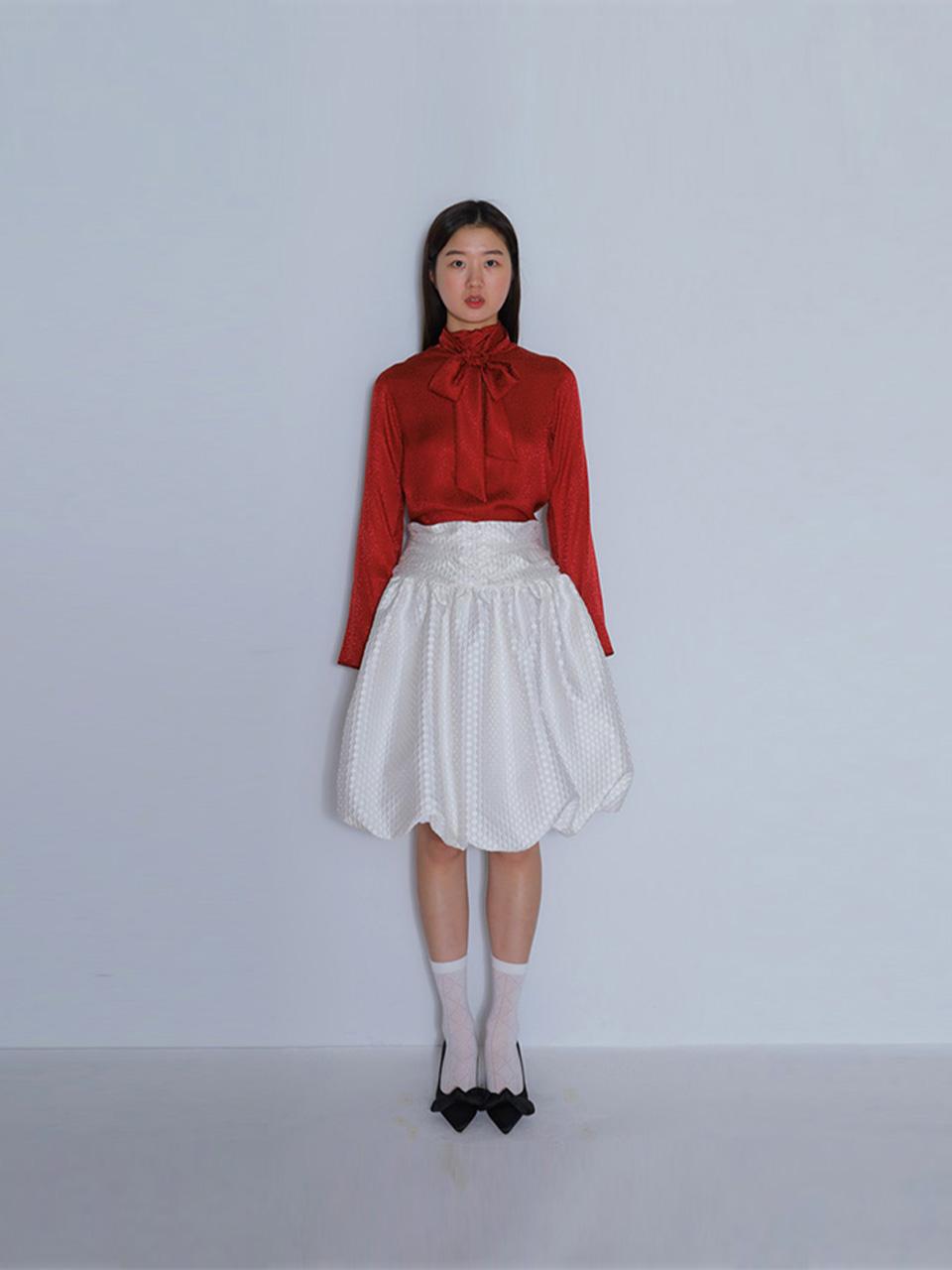 Bomnal Boutique Leopard Tie Blouse _ Brick Brick/S