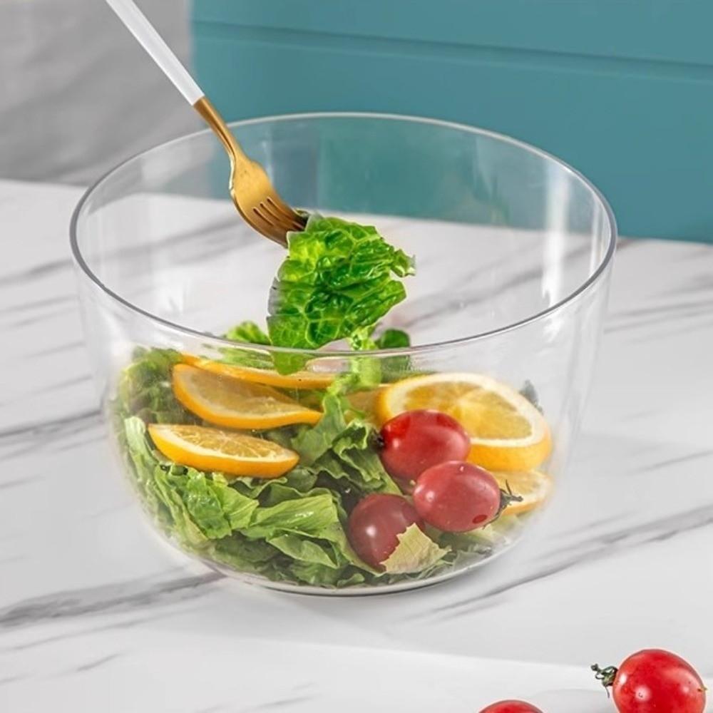 Press-type Vegetable Salad Spinner Quick Spin Salad Dryer Mixer Fruits Drain Basket  Fruit Washing