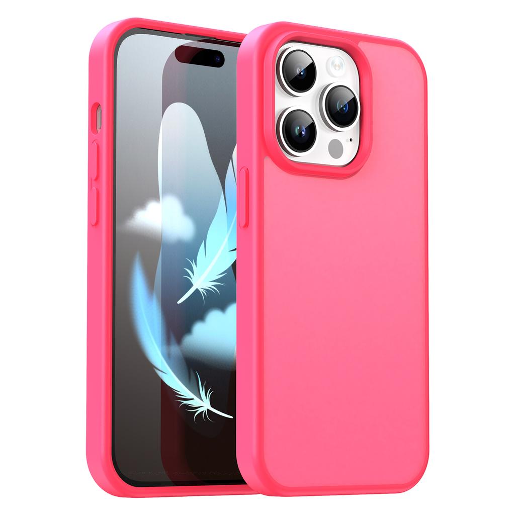 For iPhone 14 Pro Case Skin Touch Matte Anti Drop TPU PC Phone Back Cover