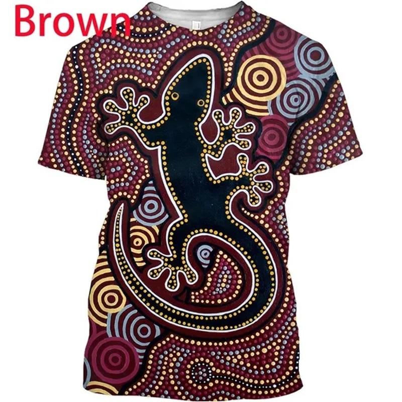 Aboriginal Indigenous Turtle Dot Painting T Shirt For Men Women Vertigo Hypnotic Vortex Funny Short Sleeved Tee Tops