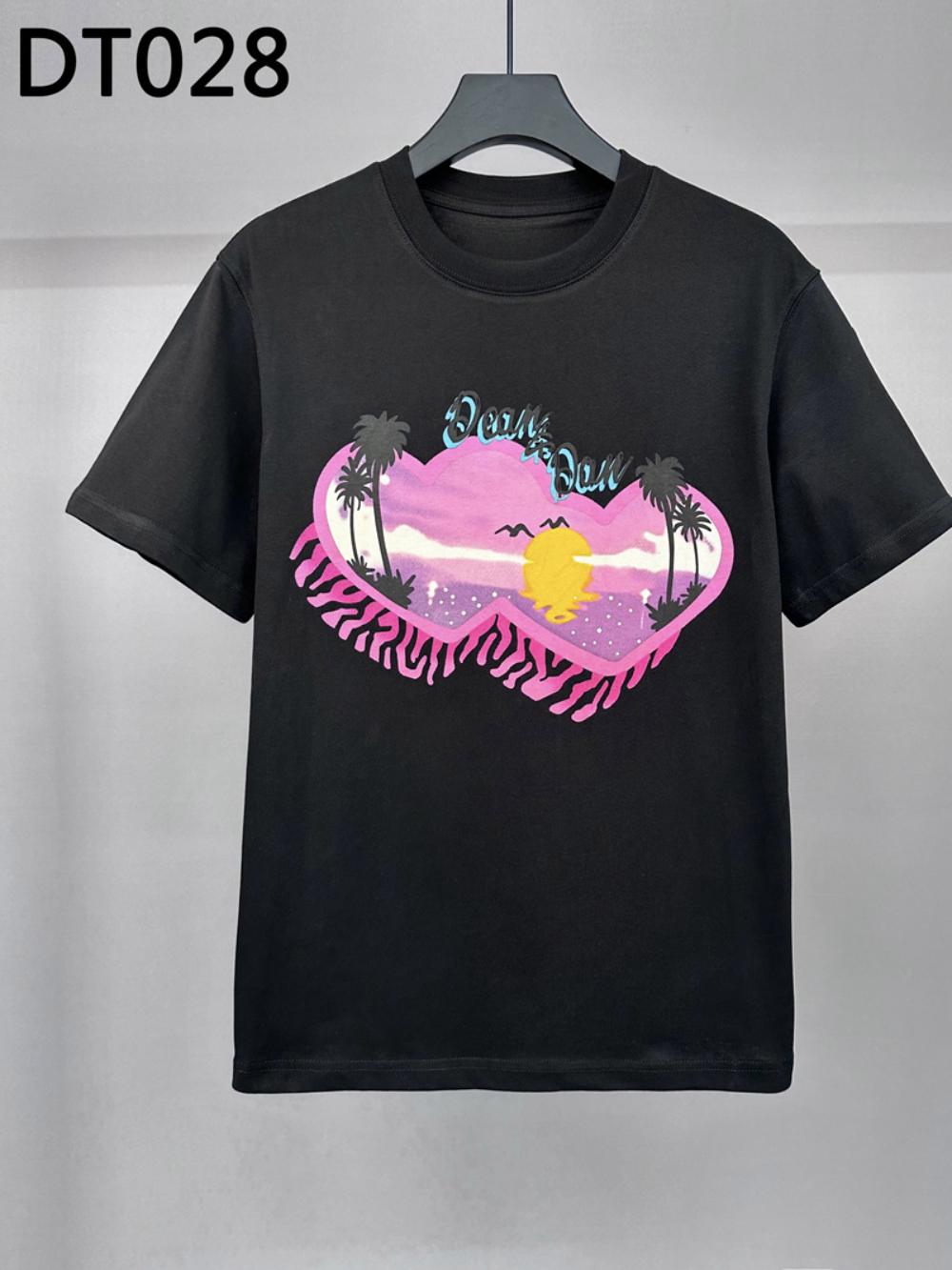 

Men s Women s Letter Print Short Sleeve T-shirt Fashion Brand Summer Cotton Fashion Y2K Harajuku Streetwear Female Male Clothing XXXL різнокольоровий