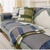 Pastoral Cotton Fabric Sofa Cover Slip Resistant Slipcover Rose Printing Seat Sofa Towel Dust Cover Towel Couches for Daybed Mat